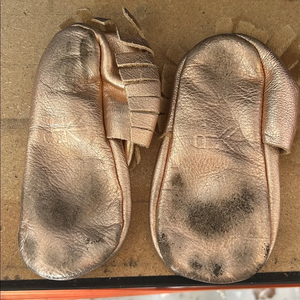 Freshly Picked Metallic Rose Gold Mocs